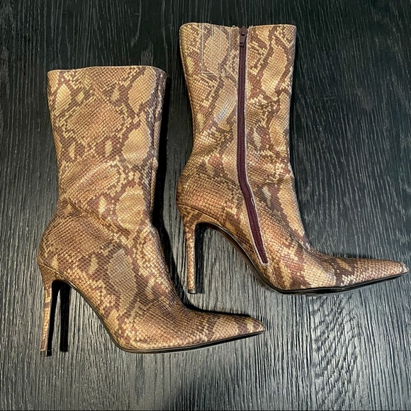 Colin Stuart Snakeskin Boots - Picture 1 of 5